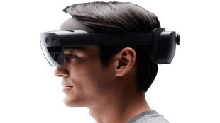 The Microsoft HoloLens 2 comes with sensors that enable head and eye tracking and allow users to interact with holograms.