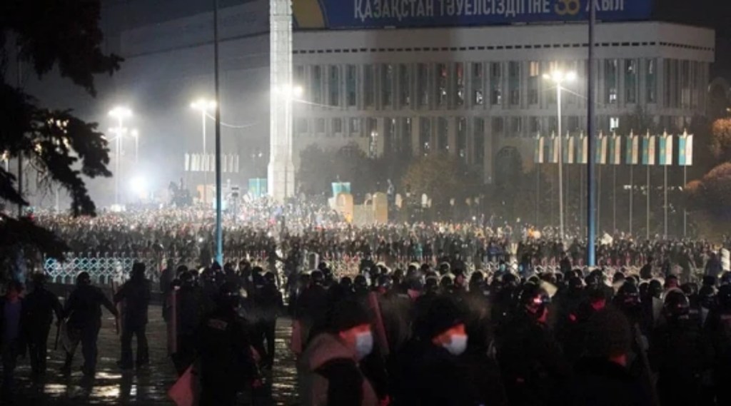 A week of unrest in Kazakhstan since the start of the year has caught everyone off-guard. (AP Image) A week of unrest in Kazakhstan since the start of the year has caught everyone off-guard. (AP Image)