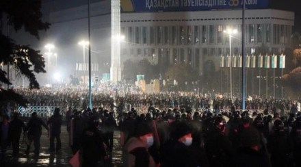 A week of unrest in Kazakhstan since the start of the year has caught everyone off-guard. (AP Image)