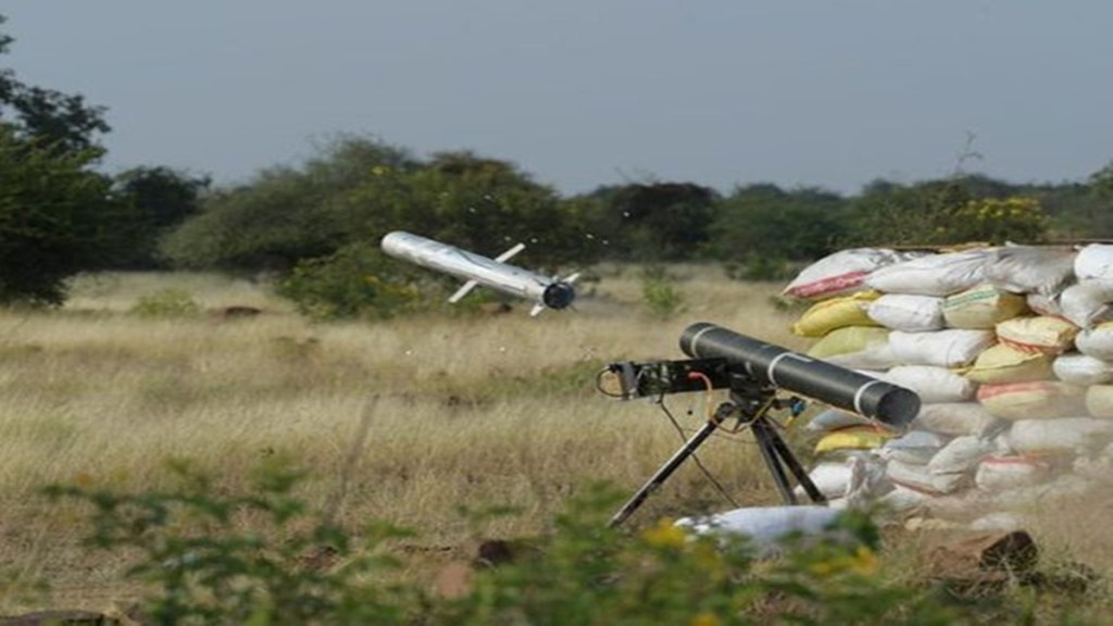 The indigenously developed MPATGM is a low weight, "fire and forget" missile (ANI Photo)