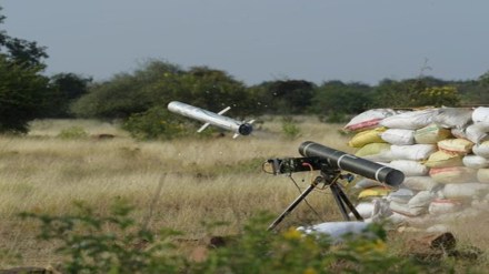 The indigenously developed MPATGM is a low weight, "fire and forget" missile (ANI Photo)