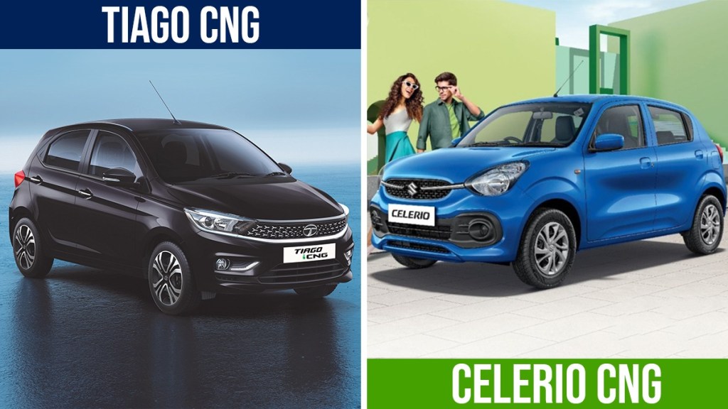 Maruti Suzuki Celerio CNG vs Tata Tiago CNG
