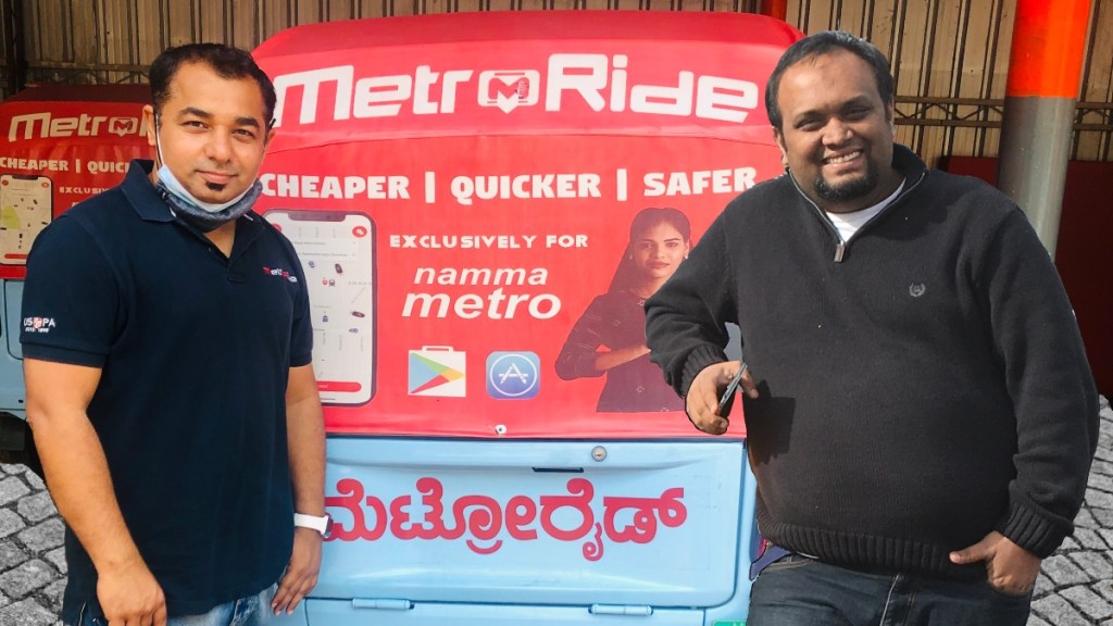 From L to R: Girish Nagpal (CEO) and Kaaman Agarwal (CTO), MetroRide