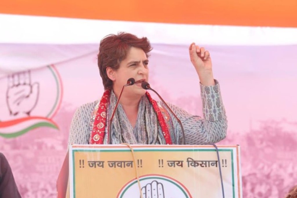 Priyanka Gandhi also accused the SP and the BJP of playing the same kind of politics. Priyanka Gandhi also accused the SP and the BJP of playing the same kind of politics.