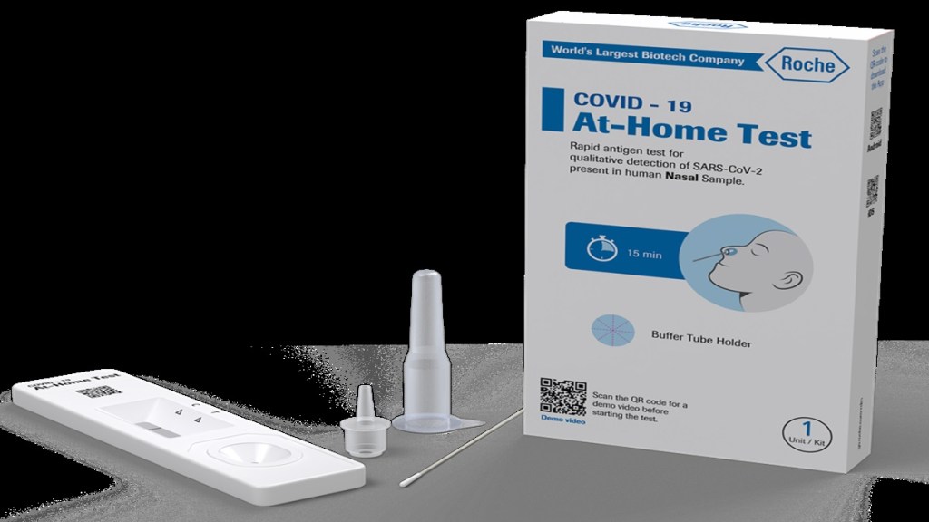 Roche, COVID-19, self-testing, Omicron variant, nasopharynx, e-pharmacies, ICMR, self-test, SARS-CoV-2 virus, biomedical waste