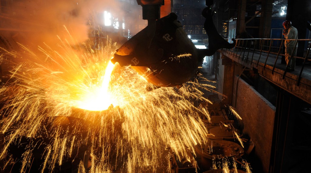 India is third largest producer of steel in the world. (File Photo: Reuters)