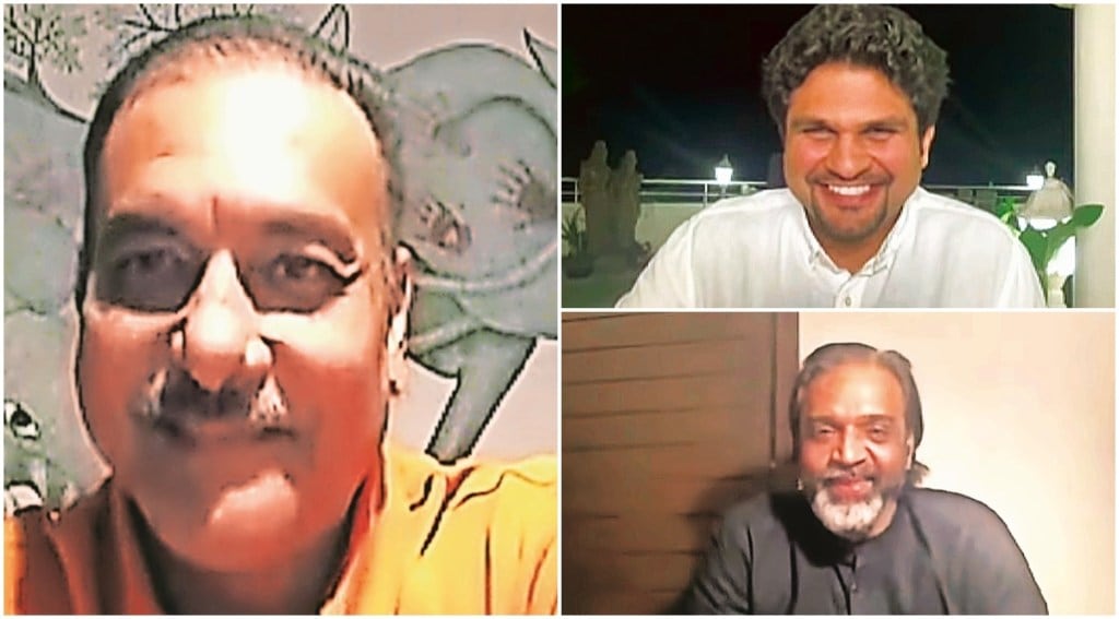 Ravi Shastri was in conversation with Anant Goenka, Executive Director, The Indian Express Group; and Sriram Veera, Deputy Associate Editor, The Indian Express Ravi Shastri was in conversation with Anant Goenka, Executive Director, The Indian Express Group; and Sriram Veera, Deputy Associate Editor, The Indian Express