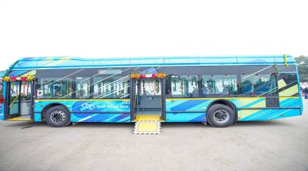 electric bus, Delhi