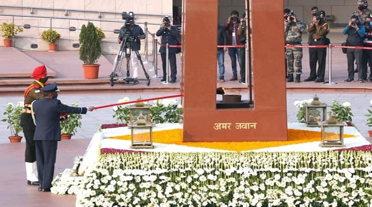 Now that the Eternal Flame has been merged, it is unlikely at least under the present government that it will be changed. (PIB)