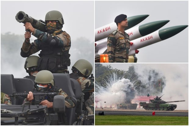 India will celebrate 74th Army Day on January 15, 2022. This day is celebrated to honour soldiers of the army. Army jawans display their war skills during the full dress rehearsal for the Army Day Parade, at Army Parade Ground in New Delhi today. Due to the third wave of the COVID-19 pandemic, the Army Day will be celebrated amidst stringent protocols. Let us take a look at some of the images from the full dress rehearsal for the Army Day Parade:
