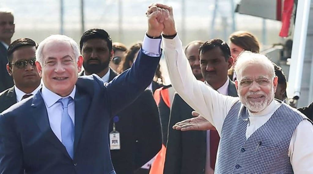 netanyahu-modi-india