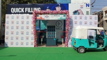 racenergy hpcl setup battery swapping station hyderabad