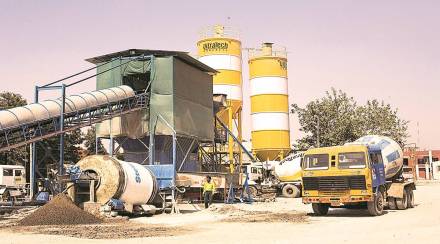 A truck stops at an Ultra Tech Ready Mix Concrete plant in Gurgaon, India, on Wednesday, Oct. 3, 2007. ACC Ltd., India's biggest cementmaker by capacity, said September sales rose 11 percent. The company sold 1.55 million tons of the building material last month, compared with 1.4 million tons in the same period a year earlier. Photographer: Adam Ferguson/Bloomberg News A truck stops at an Ultra Tech Ready Mix Concrete plant in Gurgaon, India, on Wednesday, Oct. 3, 2007. ACC Ltd., India's biggest cementmaker by capacity, said September sales rose 11 percent. The company sold 1.55 million tons of the building material last month, compared with 1.4 million tons in the same period a year earlier. Photographer: Adam Ferguson/Bloomberg News