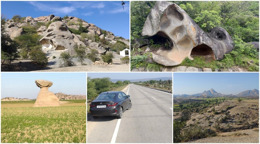 While bigger hillocks will take a million more years to erode, smaller ones have already reached the end of life.