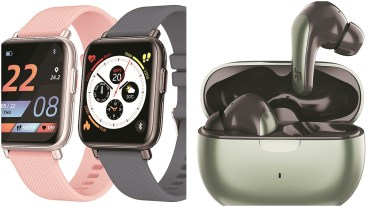 The dust and water resistant IP67 certified smartwatch also has an inbuilt mechanism for notification and call alerts.