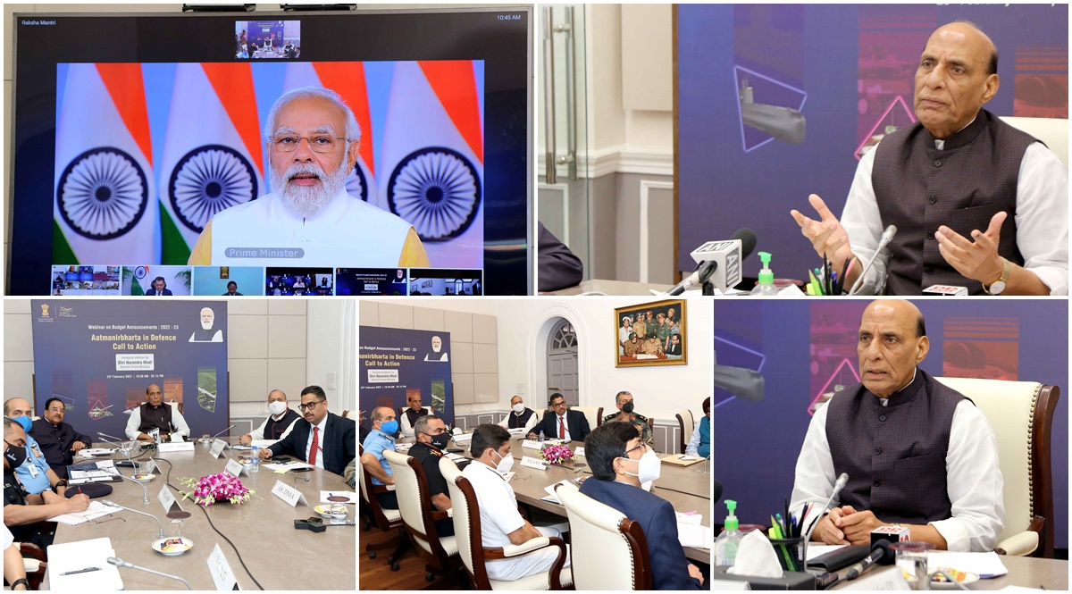 In his inaugural address at the post budget webinar ‘Aatmanirbharta in Defence - Call to Action’ organized by the Ministry of Defence, PM Modi said the emphasis on Aatmanirbharta in defence sector is clearly visible in this year’s budget. In his inaugural address at the post budget webinar ‘Aatmanirbharta in Defence - Call to Action’ organized by the Ministry of Defence, PM Modi said the emphasis on Aatmanirbharta in defence sector is clearly visible in this year’s budget.