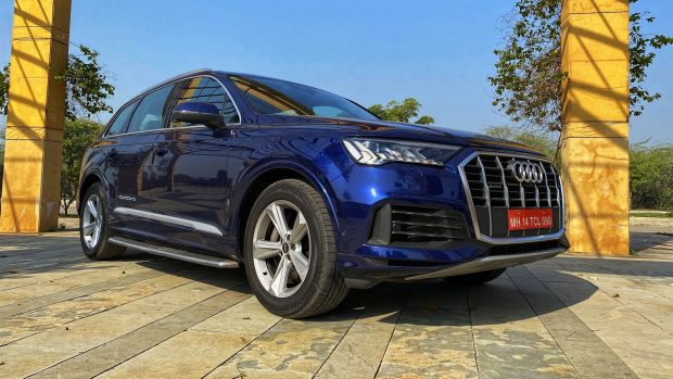 2022 Audi Q7 Facelift Review Front 3 Quarter 3