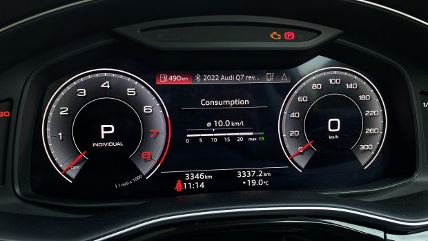 2022 Audi Q7 Facelift Review Instrument Console