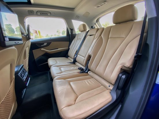 2022 Audi Q7 Facelift Review Rear Seats