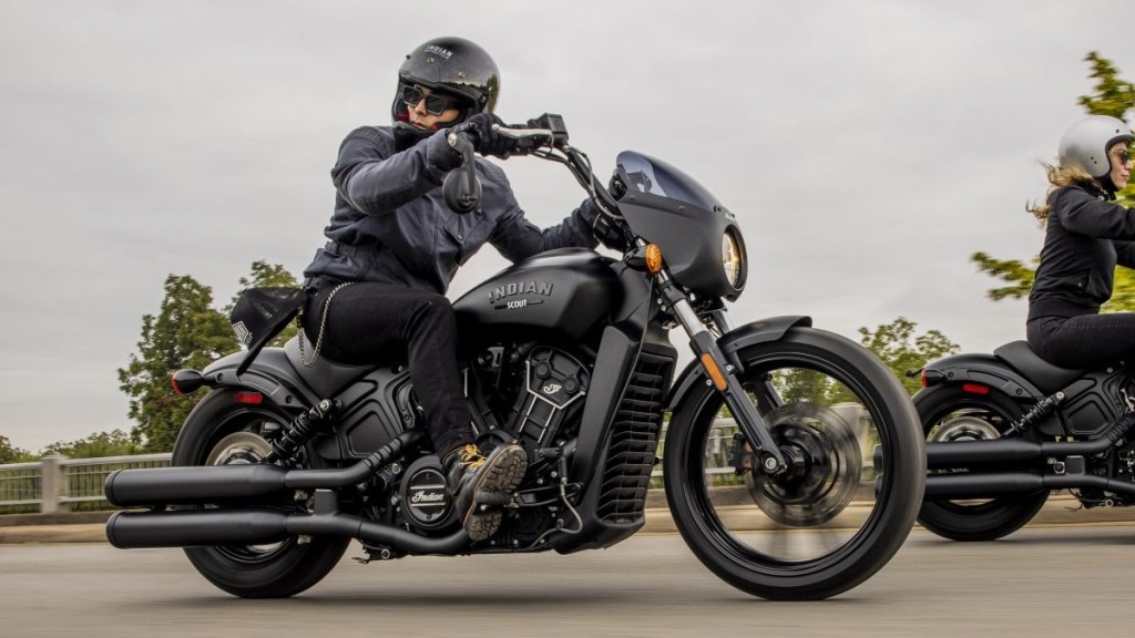 2022 Indian Scout Rogue Riding