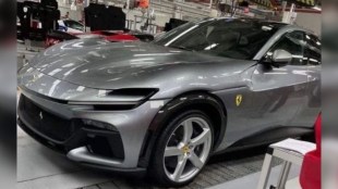 2023 Ferrari Purosangue leaked front 3 quarters