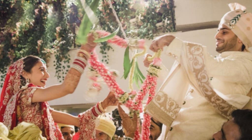 Tina Ambani took to Instagram to share beautiful pictures of the festivities, while also welcoming the new member into the Ambani family.(Image: Instagram/ Sam and Ekta