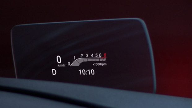 baleno head up display