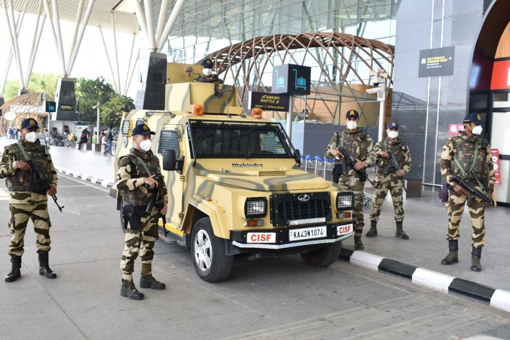 While the CRPF is mostly responsible for internal security duties and fighting militancy in Jammu and Kashmir, the BSF guards India's border with Pakistan and Bangladesh. While the CRPF is mostly responsible for internal security duties and fighting militancy in Jammu and Kashmir, the BSF guards India's border with Pakistan and Bangladesh.