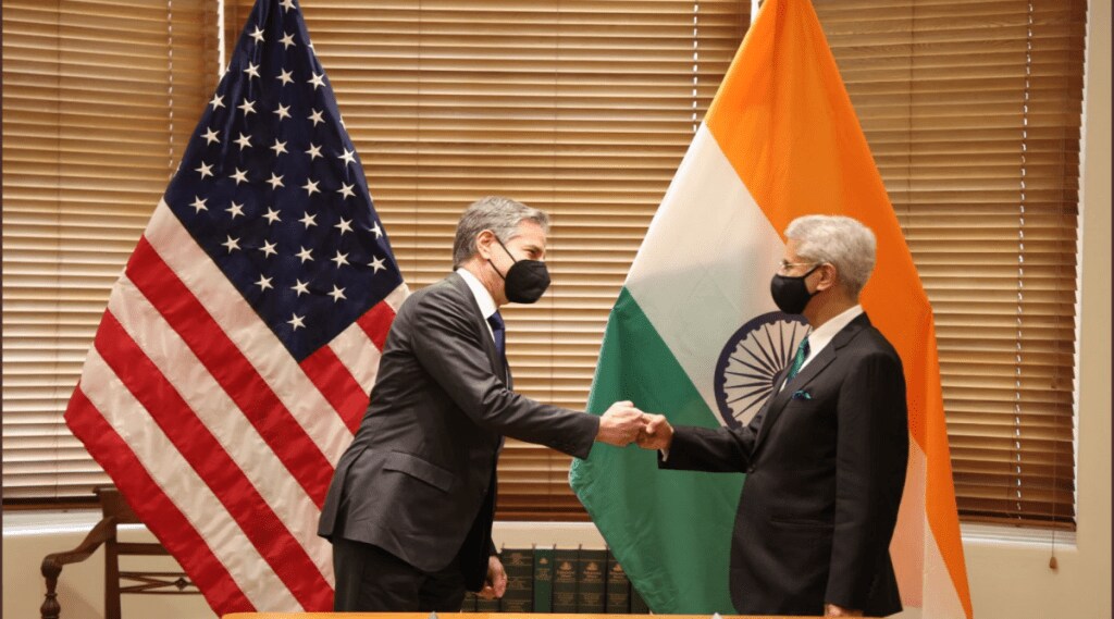 Blinken and Jaishankar met in Melbourne, Australia on the sidelines of the 4th Quad Foreign Ministers' Meeting. (Twitter/@Dr.Jaishankar)