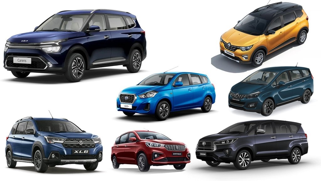 Three-row MPV prices in India