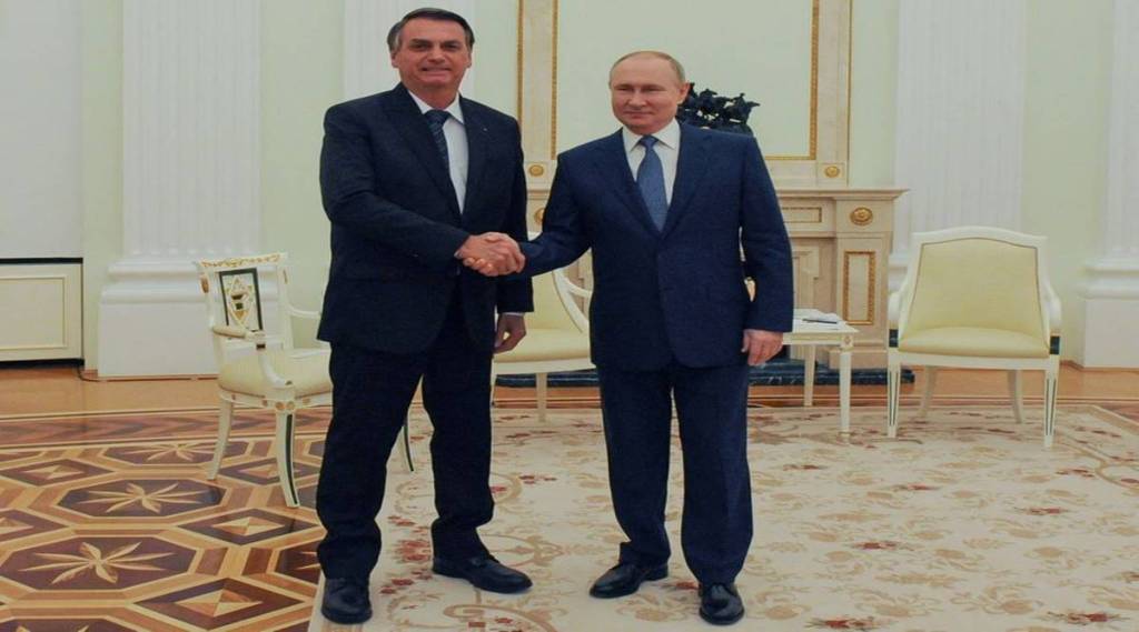 Russian President Vladimir Putin, Brazilian prez Jair Bolsonaro