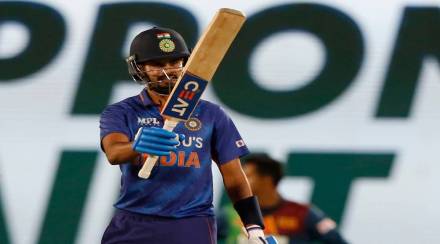 Shreyas Iyer during India Vs Sri Lanka T20 Series