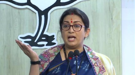 Smriti Irani alleged that the Congress held the press conference to target her daughter at the behest of the Gandhi family.