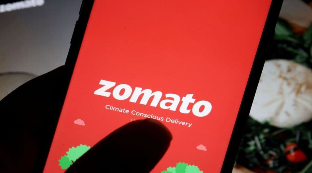 zomato stock price