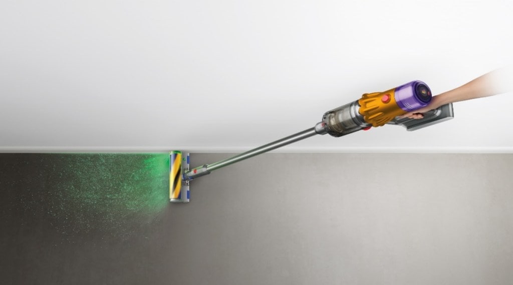 The new Dyson vacuum cleaner utilises 150 air watts of powerful suction
