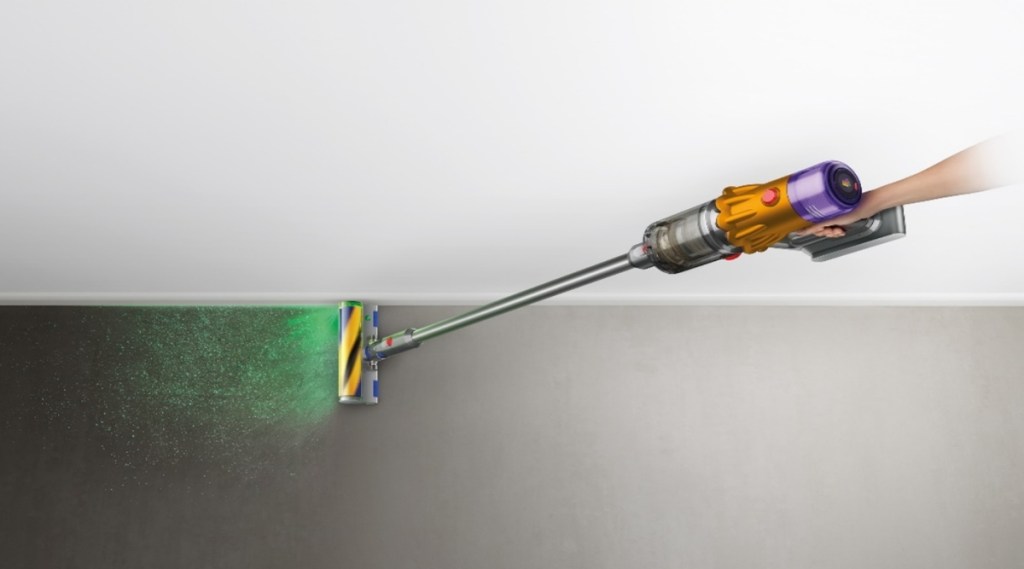 The new Dyson vacuum cleaner utilises 150 air watts of powerful suction