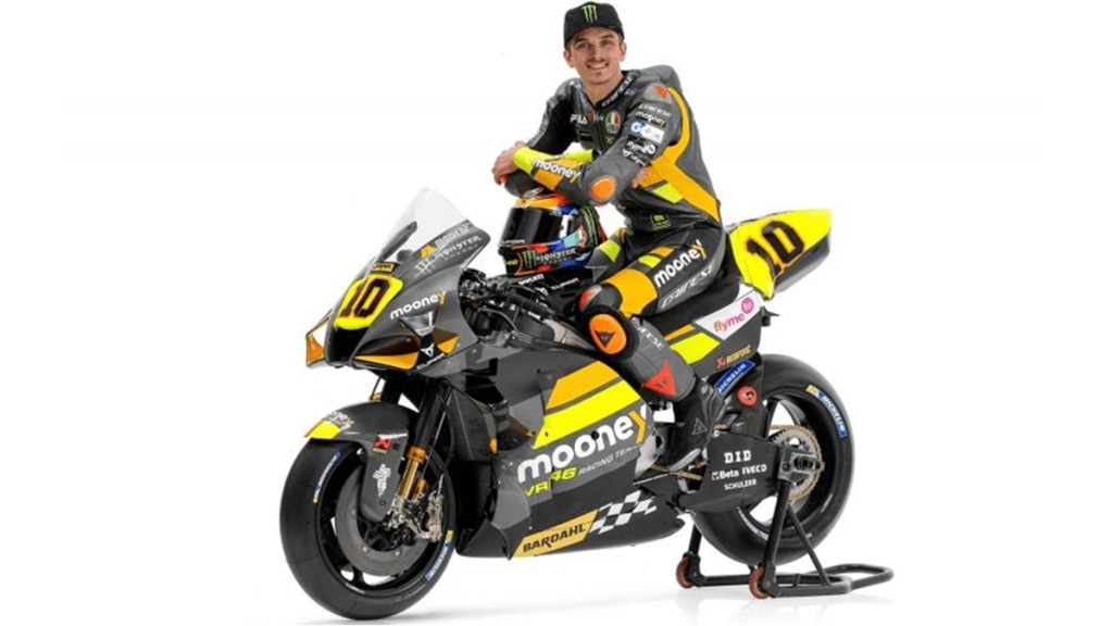 Valentino Rossi’s Mooney VR46 team unveils first MotoGP livery for 2022