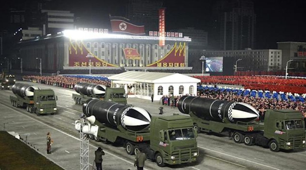 north korea military parade