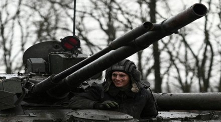 A Russian service member is seen on a BMP-3 infantry fighting vehicle during drills held by the armed forces of the Southern Military District at the Kadamovsky range in the Rostov region,Russia.(Photo source: Reuters) A Russian service member is seen on a BMP-3 infantry fighting vehicle during drills held by the armed forces of the Southern Military District at the Kadamovsky range in the Rostov region,Russia.(Photo source: Reuters)