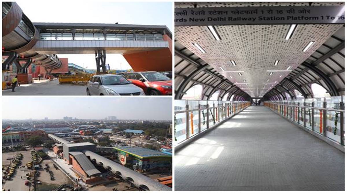 Delhi Metro skywalk Delhi Metro skywalk