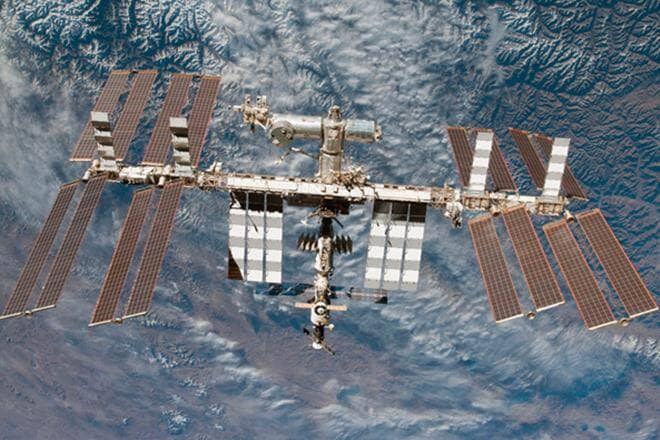 The space station can support six people at a time. (Reuters Image)