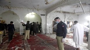 Khyber-Pakhtunkhwa government spokesman Barrister Mohammad Ali Saif said the explosion was a suicide bombing. He added that two terrorists were involved in the attack. (AP Photo)