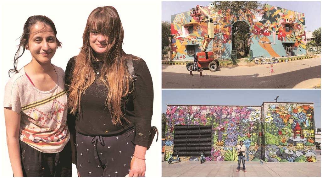 Weeks later on the ground, their creativity and collaboration are inspiring many, among them college students returning to campuses for the first time in two years, retirees seeking new beginnings and school children enamoured by a multitude of colours.