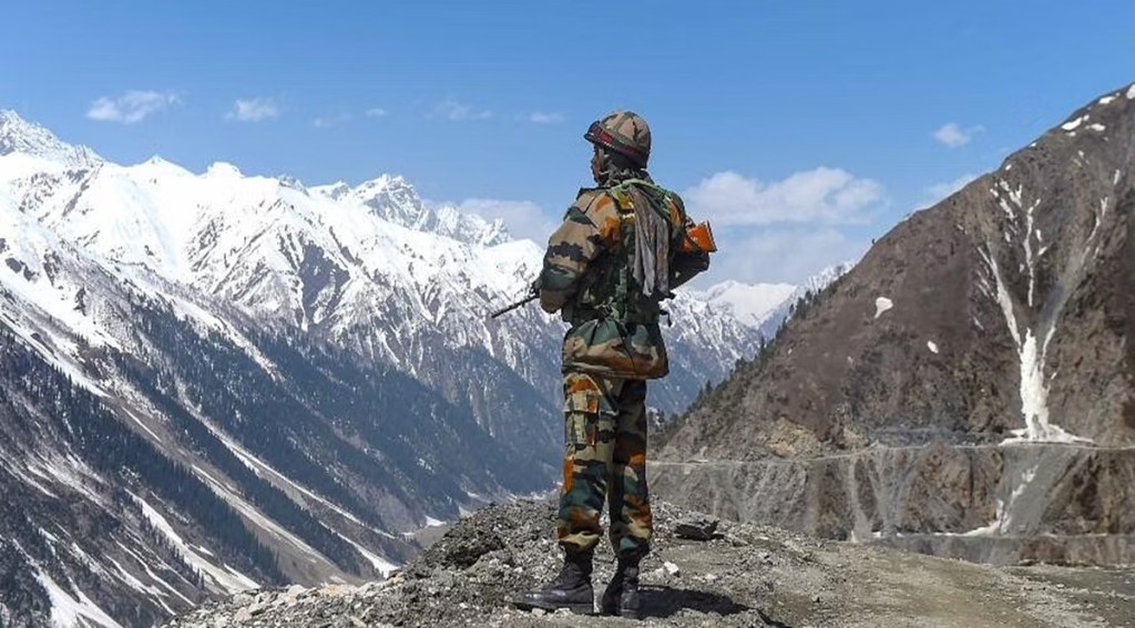 China's infringement at the border