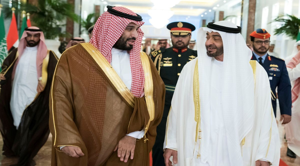 The report indicates that the US administration was trying to connect with the two leaders of the Gulf region to urge them to loosen their oil taps and “stabilize” the markets. (Reuters file image) The report indicates that the US administration was trying to connect with the two leaders of the Gulf region to urge them to loosen their oil taps and “stabilize” the markets. (Reuters file image)