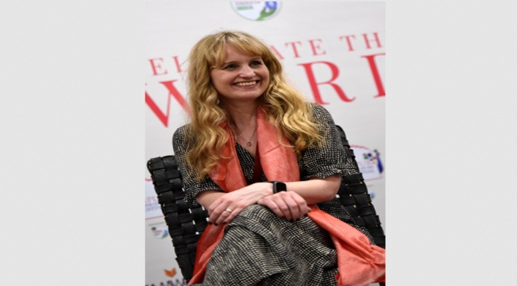 Bioarchaeologist Cat Jarman at JLF 2022