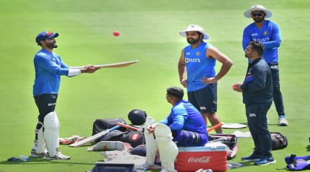Indian team practice session Indian team practice session