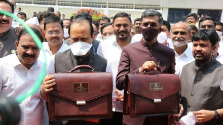 Pawar also announced a GST amnesty scheme between April 2022 to September 2022 and added that around 2.20 lakh traders will benefit from it. (Express Photo-Ganesh Shirsekar)