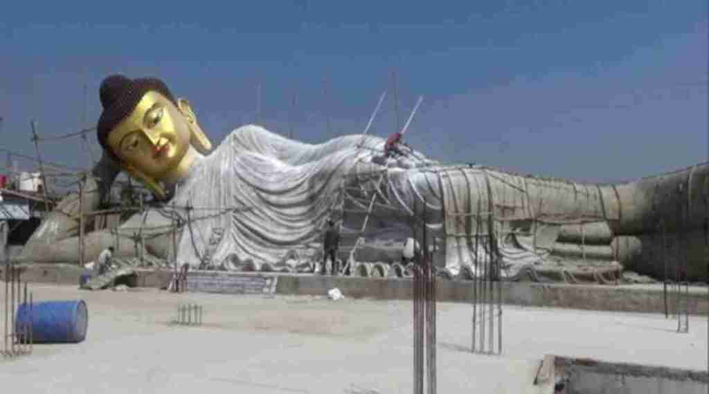Lord Buddha will be seen in a sleeping posture in the statue. (ANI Image)
