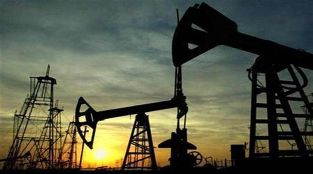 Brent crude futures were up $4.44, or 4.1%, at $112.37 a barrel by 1321 GMT, adding to a 1.2% rise on Friday. (File)
